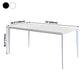 Industrial Style Sintered Stone Dining Table Rectangle Shape Table with 4 Legs Base Clearhalo ' dining_table' 'Dining Tables & Seating' 'Dining Tables' 'Furniture' 'furniture_dining_table' 'Kitchen & Dining Furniture' 'kitchen&dining_furn' 'kitchen' 'kitchen_dining_table' 3902097