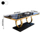 Traditional Luxury Rectangle Dining Table Sintered Stone Table with Trestle Base Clearhalo ' dining_table' 'Dining Tables & Seating' 'Dining Tables' 'furn' 'furn_dining_table' 'Furniture' 'furniture_dining_table' 'Kitchen & Dining Furniture' 'kitchen&dining_furn' 'kitchen' 'kitchen_dining_table' 3902105