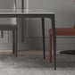 Industrial Style Home Sintered Stone Dining Table 4 Legs Base Rectangle Table Clearhalo ' dining_table' 'Dining Tables & Seating' 'Dining Tables' 'furn' 'furn_dining_table' 'Furniture' 'furniture_dining_table' 'Kitchen & Dining Furniture' 'kitchen&dining_furn' 'kitchen' 'kitchen_dining_table' 3902113