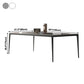 Industrial Style Home Sintered Stone Dining Table 4 Legs Base Rectangle Table Clearhalo ' dining_table' 'Dining Tables & Seating' 'Dining Tables' 'furn' 'furn_dining_table' 'Furniture' 'furniture_dining_table' 'Kitchen & Dining Furniture' 'kitchen&dining_furn' 'kitchen' 'kitchen_dining_table' 3902119