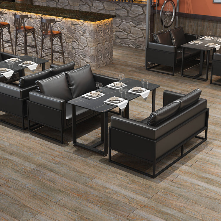 Double Pedestal Home Furniture Industrial Style Stone Dining Room Collection Clearhalo ' dining_table' 'Dining Tables & Seating' 'Dining Tables' 'furn' 'furn_dining_table' 'Furniture' 'furniture_dining_table' 'Kitchen & Dining Furniture' 'kitchen&dining_furn' 'kitchen' 'kitchen_dining_table' 3902127