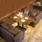 Industrial Wooden Dinner Room Kitchen Table Brown Table with Metal Base for Dining Room Clearhalo ' dining_table' 'Dining Tables & Seating' 'Dining Tables' 'furn' 'furn_dining_table' 'Furniture' 'furniture_dining_table' 'Kitchen & Dining Furniture' 'kitchen&dining_furn' 'kitchen' 'kitchen_dining_table' 3902136