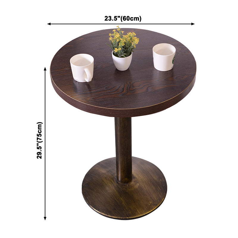 Industrial Wooden Dinner Room Kitchen Table Brown Table with Metal Base for Dining Room Clearhalo ' dining_table' 'Dining Tables & Seating' 'Dining Tables' 'furn' 'furn_dining_table' 'Furniture' 'furniture_dining_table' 'Kitchen & Dining Furniture' 'kitchen&dining_furn' 'kitchen' 'kitchen_dining_table' 3902142
