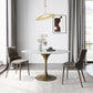 Traditional Luxury Tulip Base Furniture Round Stone Dining Table for Home Clearhalo ' dining_table' 'Dining Tables & Seating' 'Dining Tables' 'furn' 'furn_dining_table' 'Furniture' 'furniture_dining_table' 'Kitchen & Dining Furniture' 'kitchen&dining_furn' 'kitchen' 'kitchen_dining_table' 3902146