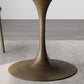 Traditional Luxury Tulip Base Furniture Round Stone Dining Table for Home Clearhalo ' dining_table' 'Dining Tables & Seating' 'Dining Tables' 'furn' 'furn_dining_table' 'Furniture' 'furniture_dining_table' 'Kitchen & Dining Furniture' 'kitchen&dining_furn' 'kitchen' 'kitchen_dining_table' 3902150