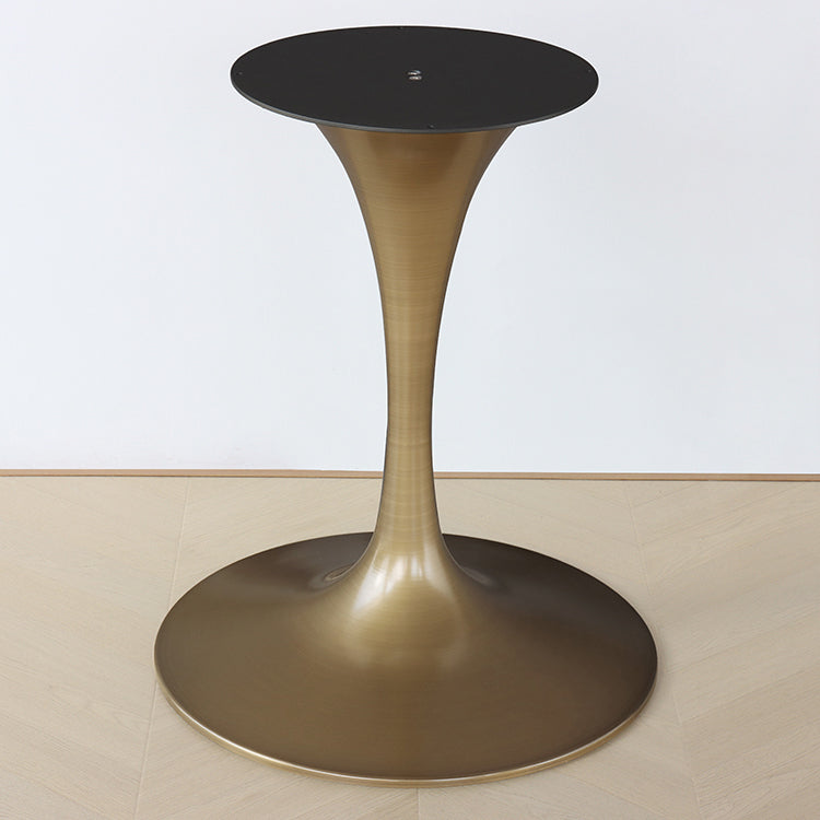 Traditional Luxury Tulip Base Furniture Round Stone Dining Table for Home Clearhalo ' dining_table' 'Dining Tables & Seating' 'Dining Tables' 'furn' 'furn_dining_table' 'Furniture' 'furniture_dining_table' 'Kitchen & Dining Furniture' 'kitchen&dining_furn' 'kitchen' 'kitchen_dining_table' 3902153