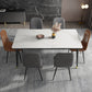 Industrial Sintered Kitchen Dining Table Rectangle Standard Dining Table with 4 Legs Base Clearhalo ' dining_table' 'Dining Tables & Seating' 'Dining Tables' 'furn' 'furn_dining_table' 'Furniture' 'furniture_dining_table' 'Kitchen & Dining Furniture' 'kitchen&dining_furn' 'kitchen' 'kitchen_dining_table' 3902204