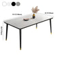 Industrial Sintered Kitchen Dining Table Rectangle Standard Dining Table with 4 Legs Base Clearhalo ' dining_table' 'Dining Tables & Seating' 'Dining Tables' 'furn' 'furn_dining_table' 'Furniture' 'furniture_dining_table' 'Kitchen & Dining Furniture' 'kitchen&dining_furn' 'kitchen' 'kitchen_dining_table' 3902207
