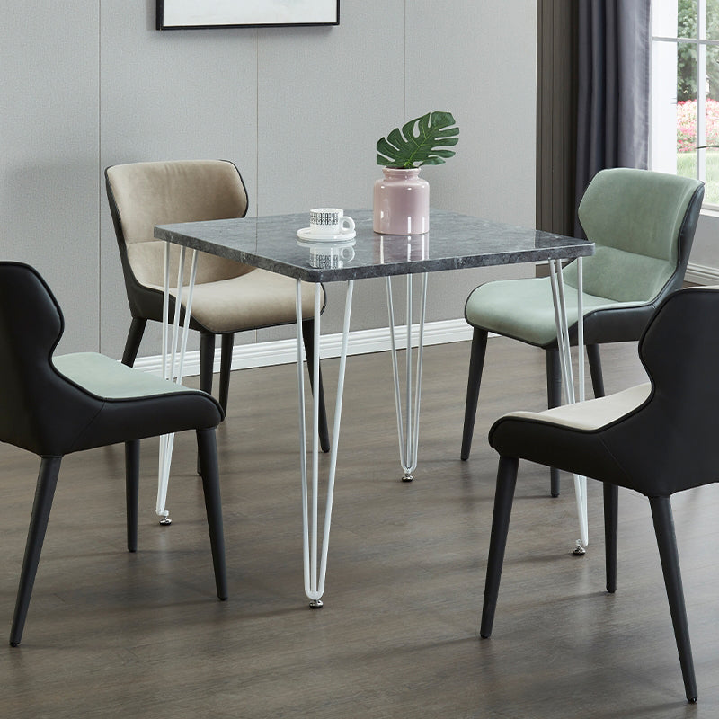 Square Sintered Stone Three-Color Dining Table Industrial 4 Legs Table for Dining Room Clearhalo ' dining_table' 'Dining Tables & Seating' 'Dining Tables' 'furn' 'furn_dining_table' 'Furniture' 'furniture_dining_table' 'Kitchen & Dining Furniture' 'kitchen&dining_furn' 'kitchen' 'kitchen_dining_table' 3902241