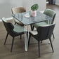 Square Sintered Stone Three-Color Dining Table Industrial 4 Legs Table for Dining Room Clearhalo ' dining_table' 'Dining Tables & Seating' 'Dining Tables' 'furn' 'furn_dining_table' 'Furniture' 'furniture_dining_table' 'Kitchen & Dining Furniture' 'kitchen&dining_furn' 'kitchen' 'kitchen_dining_table' 3902244