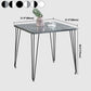Square Sintered Stone Three-Color Dining Table Industrial 4 Legs Table for Dining Room Clearhalo ' dining_table' 'Dining Tables & Seating' 'Dining Tables' 'furn' 'furn_dining_table' 'Furniture' 'furniture_dining_table' 'Kitchen & Dining Furniture' 'kitchen&dining_furn' 'kitchen' 'kitchen_dining_table' 3902257