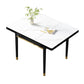 Industrial Style Stone 31.5''Dining Table Square 4 Legs Table for Dining Room Clearhalo ' dining_table' 'Dining Tables & Seating' 'Dining Tables' 'furn' 'furn_dining_table' 'Furniture' 'furniture_dining_table' 'Kitchen & Dining Furniture' 'kitchen&dining_furn' 'kitchen' 'kitchen_dining_table' 3902282