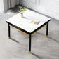 Industrial Style Stone 31.5''Dining Table Square 4 Legs Table for Dining Room Clearhalo ' dining_table' 'Dining Tables & Seating' 'Dining Tables' 'furn' 'furn_dining_table' 'Furniture' 'furniture_dining_table' 'Kitchen & Dining Furniture' 'kitchen&dining_furn' 'kitchen' 'kitchen_dining_table' 3902283