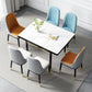 Industrial Style Stone 31.5''Dining Table Square 4 Legs Table for Dining Room Clearhalo ' dining_table' 'Dining Tables & Seating' 'Dining Tables' 'furn' 'furn_dining_table' 'Furniture' 'furniture_dining_table' 'Kitchen & Dining Furniture' 'kitchen&dining_furn' 'kitchen' 'kitchen_dining_table' 3902285