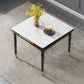Industrial Style Extendable Stone Dining Table Square 31.5'' Table for Home Clearhalo ' dining_table' 'Dining Tables & Seating' 'Dining Tables' 'furn' 'furn_dining_table' 'Furniture' 'furniture_dining_table' 'Kitchen & Dining Furniture' 'kitchen&dining_furn' 'kitchen' 'kitchen_dining_table' 3902300
