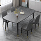 Traditional Luxury Rectangle Dining Site Table Stone Dining Room Home Furniture for Home Gray Without Chairs Clearhalo ' dining_table' 'Dining Tables & Seating' 'Dining Tables' 'furn' 'furn_dining_table' 'Furniture' 'furniture_dining_table' 'Kitchen & Dining Furniture' 'kitchen&dining_furn' 'kitchen' 'kitchen_dining_table' 3902348