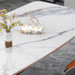 Traditional Luxury Rectangle Dining Site Table Stone Dining Room Home Furniture for Home Clearhalo ' dining_table' 'Dining Tables & Seating' 'Dining Tables' 'furn' 'furn_dining_table' 'Furniture' 'furniture_dining_table' 'Kitchen & Dining Furniture' 'kitchen&dining_furn' 'kitchen' 'kitchen_dining_table' 3902356