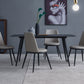 Metal Industrial Rectangle Dining Table Black Sintered Stone Table with 4 Legs Clearhalo ' dining_table' 'Dining Tables & Seating' 'Dining Tables' 'furn' 'furn_dining_table' 'Furniture' 'furniture_dining_table' 'Kitchen & Dining Furniture' 'kitchen&dining_furn' 'kitchen' 'kitchen_dining_table' 3902363