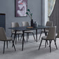 Metal Industrial Rectangle Dining Table Black Sintered Stone Table with 4 Legs Clearhalo ' dining_table' 'Dining Tables & Seating' 'Dining Tables' 'furn' 'furn_dining_table' 'Furniture' 'furniture_dining_table' 'Kitchen & Dining Furniture' 'kitchen&dining_furn' 'kitchen' 'kitchen_dining_table' 3902364