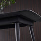 Metal Industrial Rectangle Dining Table Black Sintered Stone Table with 4 Legs Clearhalo ' dining_table' 'Dining Tables & Seating' 'Dining Tables' 'furn' 'furn_dining_table' 'Furniture' 'furniture_dining_table' 'Kitchen & Dining Furniture' 'kitchen&dining_furn' 'kitchen' 'kitchen_dining_table' 3902365