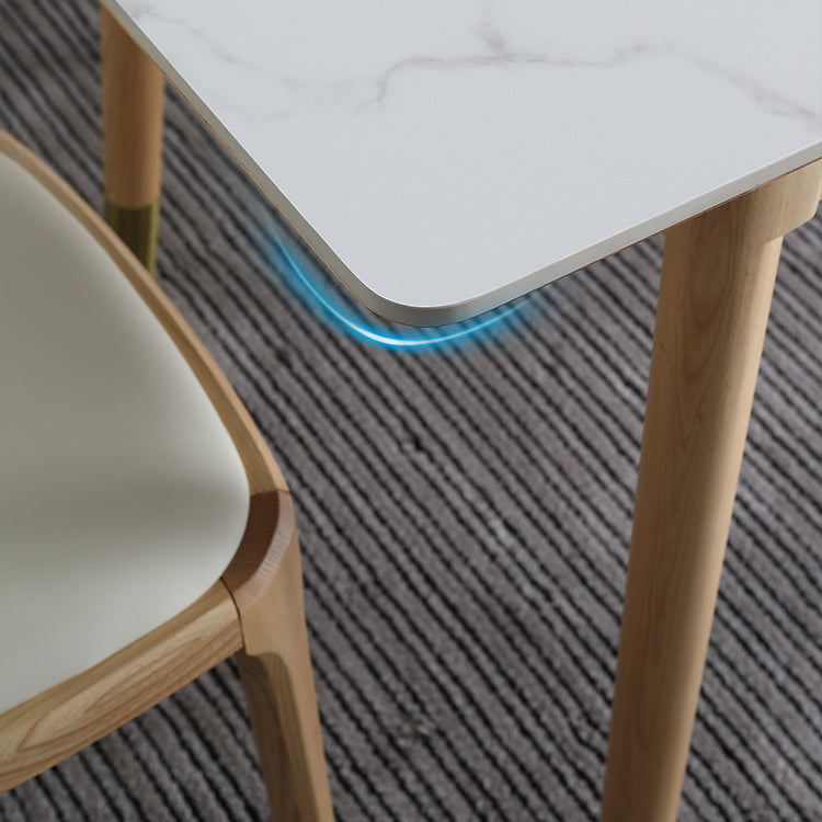 Stone 4-foot Dinette Table Traditional Luxury Extendable Dining Table for Home Clearhalo ' dining_table' 'Dining Tables & Seating' 'Dining Tables' 'furn' 'furn_dining_table' 'Furniture' 'furniture_dining_table' 'Kitchen & Dining Furniture' 'kitchen&dining_furn' 'kitchen' 'kitchen_dining_table' 3902392