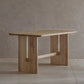 Causal Solid Wood Standard Dining Table Khaki Rectangle Shape Dining Table for Kitchen Clearhalo ' dining_table' 'Dining Tables & Seating' 'Dining Tables' 'furn' 'furn_dining_table' 'Furniture' 'furniture_dining_table' 'Kitchen & Dining Furniture' 'kitchen&dining_furn' 'kitchen' 'kitchen_dining_table' 3902499