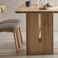 Causal Solid Wood Standard Dining Table Khaki Rectangle Shape Dining Table for Kitchen Clearhalo ' dining_table' 'Dining Tables & Seating' 'Dining Tables' 'furn' 'furn_dining_table' 'Furniture' 'furniture_dining_table' 'Kitchen & Dining Furniture' 'kitchen&dining_furn' 'kitchen' 'kitchen_dining_table' 3902504