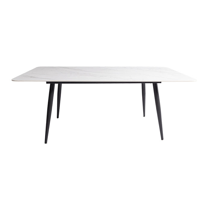 Sintered Stone Three-Color Dining Table Modern Style 4 Legs Table for Dining Room White Without Chairs Clearhalo ' dining_table' 'Dining Tables & Seating' 'Dining Tables' 'furn' 'furn_dining_table' 'Furniture' 'furniture_dining_table' 'Kitchen & Dining Furniture' 'kitchen&dining_furn' 'kitchen' 'kitchen_dining_table' 3902521