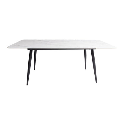 Sintered Stone Three-Color Dining Table Modern Style 4 Legs Table for Dining Room White Without Chairs Clearhalo ' dining_table' 'Dining Tables & Seating' 'Dining Tables' 'furn' 'furn_dining_table' 'Furniture' 'furniture_dining_table' 'Kitchen & Dining Furniture' 'kitchen&dining_furn' 'kitchen' 'kitchen_dining_table' 3902521