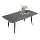 Sintered Stone Three-Color Dining Table Modern Style 4 Legs Table for Dining Room Gray Without Chairs Clearhalo ' dining_table' 'Dining Tables & Seating' 'Dining Tables' 'furn' 'furn_dining_table' 'Furniture' 'furniture_dining_table' 'Kitchen & Dining Furniture' 'kitchen&dining_furn' 'kitchen' 'kitchen_dining_table' 3902525