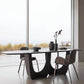 Rectangle Modern Style Dining Table Wood Color Fixed Table with Solid Wood Walnut Without Chairs Clearhalo ' dining_table' 'Dining Tables & Seating' 'Dining Tables' 'furn' 'furn_dining_table' 'Furniture' 'furniture_dining_table' 'Kitchen & Dining Furniture' 'kitchen&dining_furn' 'kitchen' 'kitchen_dining_table' 3902541