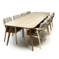 Rectangle Shape Wood Color Dining Table Solid Wood Table Contemporary with 4 Legs Clearhalo ' dining_table' 'Dining Tables & Seating' 'Dining Tables' 'furn' 'furn_dining_table' 'Furniture' 'furniture_dining_table' 'Kitchen & Dining Furniture' 'kitchen&dining_furn' 'kitchen' 'kitchen_dining_table' 3902556