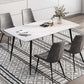 Rectangle Stone Home Furniture Industrial Style Dining Room Collection Clearhalo ' dining_table' 'Dining Tables & Seating' 'Dining Tables' 'furn' 'furn_dining_table' 'Furniture' 'furniture_dining_table' 'Kitchen & Dining Furniture' 'kitchen&dining_furn' 'kitchen' 'kitchen_dining_table' 3902598