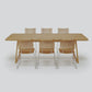 Rectangle Wood Color Dining Table Solid Wood Table Minimalist with Double Pedestal Clearhalo ' dining_table' 'Dining Tables & Seating' 'Dining Tables' 'furn' 'furn_dining_table' 'Furniture' 'furniture_dining_table' 'Kitchen & Dining Furniture' 'kitchen&dining_furn' 'kitchen' 'kitchen_dining_table' 3902606