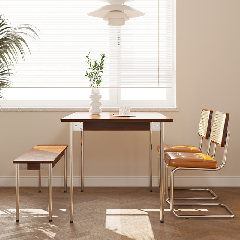 Simple Solid Wood Dining Table Brown Standard Dining Table for Kitchen Clearhalo ' dining_table' 'Dining Tables & Seating' 'Dining Tables' 'furn' 'furn_dining_table' 'Furniture' 'furniture_dining_table' 'Kitchen & Dining Furniture' 'kitchen&dining_furn' 'kitchen' 'kitchen_dining_table' 3902620