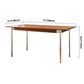 Simple Solid Wood Dining Table Brown Standard Dining Table for Kitchen Clearhalo ' dining_table' 'Dining Tables & Seating' 'Dining Tables' 'furn' 'furn_dining_table' 'Furniture' 'furniture_dining_table' 'Kitchen & Dining Furniture' 'kitchen&dining_furn' 'kitchen' 'kitchen_dining_table' 3902628