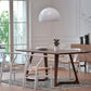Modern Style Rectangle Dinner Table Solid Wood Double Pedestal Base Table for Home Use Clearhalo ' dining_table' 'Dining Tables & Seating' 'Dining Tables' 'furn' 'furn_dining_table' 'Furniture' 'furniture_dining_table' 'Kitchen & Dining Furniture' 'kitchen&dining_furn' 'kitchen' 'kitchen_dining_table' 3902675