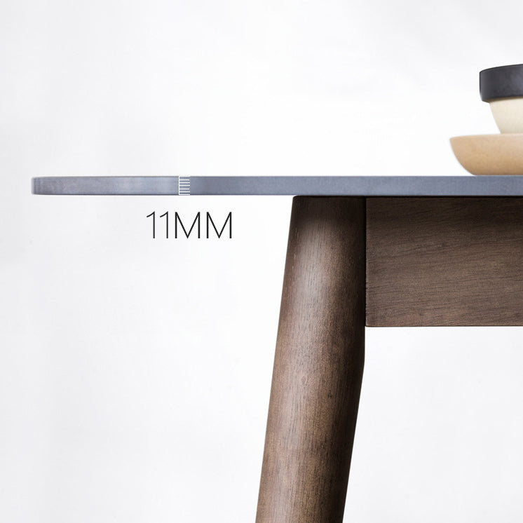 Simplicity Rectangle Dining Room Table Grey Sintered Stone Table with 4 Legs Clearhalo ' dining_table' 'Dining Tables & Seating' 'Dining Tables' 'furn' 'furn_dining_table' 'Furniture' 'furniture_dining_table' 'Kitchen & Dining Furniture' 'kitchen&dining_furn' 'kitchen' 'kitchen_dining_table' 3902688