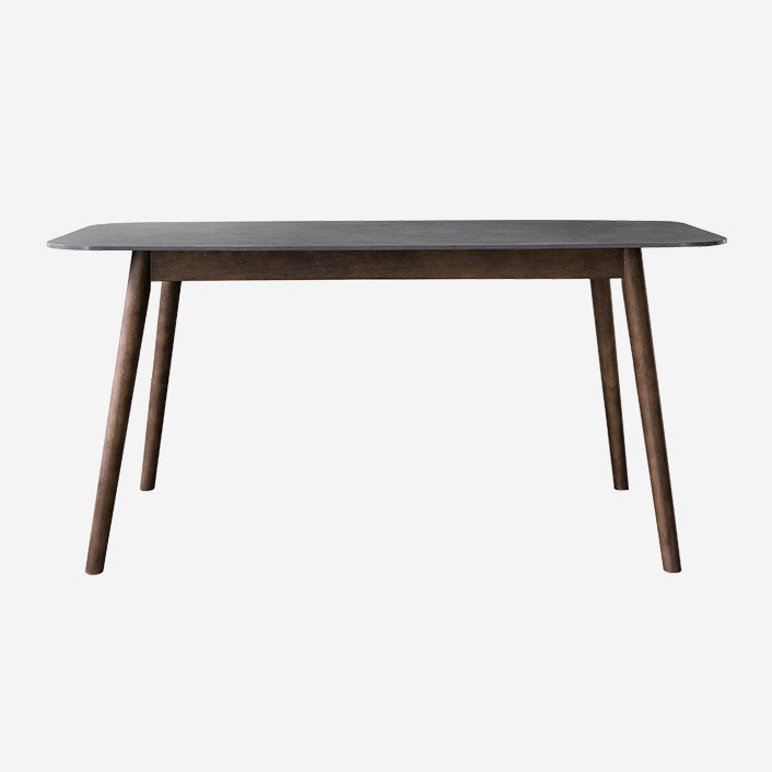 Simplicity Rectangle Dining Room Table Grey Sintered Stone Table with 4 Legs Clearhalo ' dining_table' 'Dining Tables & Seating' 'Dining Tables' 'furn' 'furn_dining_table' 'Furniture' 'furniture_dining_table' 'Kitchen & Dining Furniture' 'kitchen&dining_furn' 'kitchen' 'kitchen_dining_table' 3902692