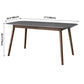 Simplicity Rectangle Dining Room Table Grey Sintered Stone Table with 4 Legs Clearhalo ' dining_table' 'Dining Tables & Seating' 'Dining Tables' 'furn' 'furn_dining_table' 'Furniture' 'furniture_dining_table' 'Kitchen & Dining Furniture' 'kitchen&dining_furn' 'kitchen' 'kitchen_dining_table' 3902703