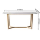 Simplicity Rectangle Dining Room Table Sintered Stone Table with Trestle Base Clearhalo ' dining_table' 'Dining Tables & Seating' 'Dining Tables' 'furn' 'furn_dining_table' 'Furniture' 'furniture_dining_table' 'Kitchen & Dining Furniture' 'kitchen&dining_furn' 'kitchen' 'kitchen_dining_table' 3902736