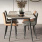 Simplicity Rectangle Dining Room Table Grey Sintered Stone Table with 4 Black Legs Clearhalo ' dining_table' 'Dining Tables & Seating' 'Dining Tables' 'furn' 'furn_dining_table' 'Furniture' 'furniture_dining_table' 'Kitchen & Dining Furniture' 'kitchen&dining_furn' 'kitchen' 'kitchen_dining_table' 3902738