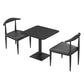 Industrial Sintered Stone Dining Table Black Table with Black Frame for Dining Room Clearhalo ' dining_table' 'Dining Tables & Seating' 'Dining Tables' 'furn' 'furn_dining_table' 'Furniture' 'furniture_dining_table' 'Kitchen & Dining Furniture' 'kitchen&dining_furn' 'kitchen' 'kitchen_dining_table' 3902795