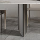 Sintered Stone Top Rectangle Table for Restaurant Modern Dining Table with Double Pedestal Clearhalo ' dining_table' 'Dining Tables & Seating' 'Dining Tables' 'furn' 'furn_dining_table' 'Furniture' 'furniture_dining_table' 'Kitchen & Dining Furniture' 'kitchen&dining_furn' 'kitchen' 'kitchen_dining_table' 3902814
