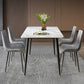 Industrial Style Sintered Stone Scratch Resistant Dining Table 4 Legs Base Table for Home Clearhalo ' dining_table' 'Dining Tables & Seating' 'Dining Tables' 'furn' 'furn_dining_table' 'Furniture' 'furniture_dining_table' 'Kitchen & Dining Furniture' 'kitchen&dining_furn' 'kitchen' 'kitchen_dining_table' 3902842