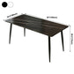 Industrial Style Sintered Stone Scratch Resistant Dining Table 4 Legs Base Table for Home Clearhalo ' dining_table' 'Dining Tables & Seating' 'Dining Tables' 'furn' 'furn_dining_table' 'Furniture' 'furniture_dining_table' 'Kitchen & Dining Furniture' 'kitchen&dining_furn' 'kitchen' 'kitchen_dining_table' 3902853