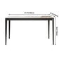 Sintered Stone Top Rectangle Table for Restaurant Modern Dining Table with Metal 4 Legs Clearhalo ' dining_table' 'Dining Tables & Seating' 'Dining Tables' 'furn' 'furn_dining_table' 'Furniture' 'furniture_dining_table' 'Kitchen & Dining Furniture' 'kitchen&dining_furn' 'kitchen' 'kitchen_dining_table' 3902861