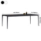 Simplicity Rectangle Dining Room Table Sintered Stone Table with 4 Black Legs Clearhalo ' dining_table' 'Dining Tables & Seating' 'Dining Tables' 'furn' 'furn_dining_table' 'Furniture' 'furniture_dining_table' 'Kitchen & Dining Furniture' 'kitchen&dining_furn' 'kitchen' 'kitchen_dining_table' 3902965