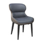 Contemporary Style Dining Room Chairs Dining Wingback Arm Chairs with Metal Legs Airy Blue 1 Piece Clearhalo ' kitchen&dining_furn' 'Dining Chairs' 'Dining Tables & Seating' 'dining_chair' 'furn' 'furn_dining_chair' 'Furniture' 'furniture_dining_chair' 'Kitchen & Dining Furniture' 'kitchen' 3909043