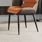 Scandinavian Style Leather Dining Chairs Wingback Arm Dining Side Chairs for Home Use Clearhalo ' kitchen&dining_furn' 'Dining Chairs' 'Dining Tables & Seating' 'dining_chair' 'furn' 'furn_dining_chair' 'Furniture' 'furniture_dining_chair' 'Kitchen & Dining Furniture' 'kitchen' 3909073